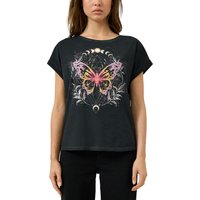 QS Rundhalsshirt mit großem Print QS Rundhalsshirt mit großem Print von Qs