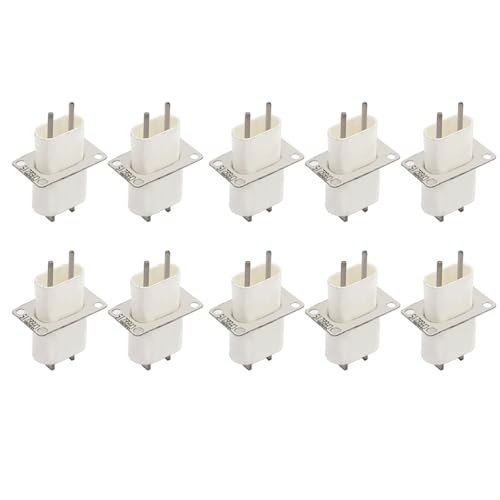 10 Stück Filament Pin Stecker Mikrowellenherd Zubehör Mikrowellenherd Magnetronstecker Mikrowellenherd Ersatzteil von Qsvbeeqj
