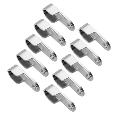 10 Stück ovale Flansch-Halterung, Kleiderhalterungen, Zincs Legierungen, verdickte Kleiderstange, Hardware, Schrankhalterungen, Kleiderschrankhalterung, robuste Steckdose 10 Stück ovale Flansch-Halterung, Kleiderhalterungen, Zincs Legierungen, verdickte Kleiderstange, Hardware, Schrankhalterungen, Kleiderschrankhalterung, robuste Steckdose von Qsvbeeqj