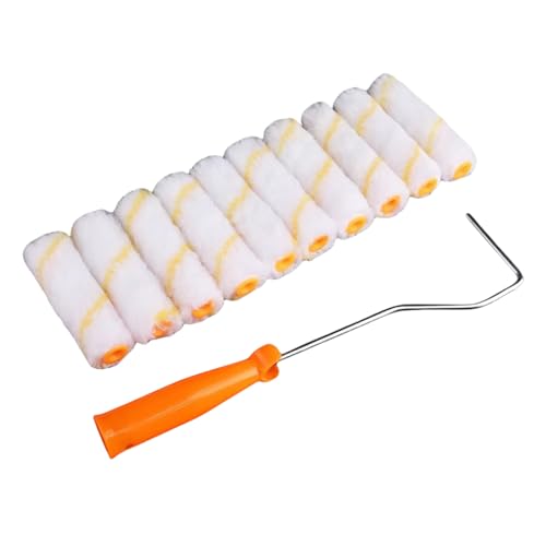 10pcs Farbwalzen Kits Daumen Kerne Kleine Ecke Latexfarbe Lackierkerne Kleine Klammer Polyester Mischungs Wandmöbel Malerei von Qsvbeeqj