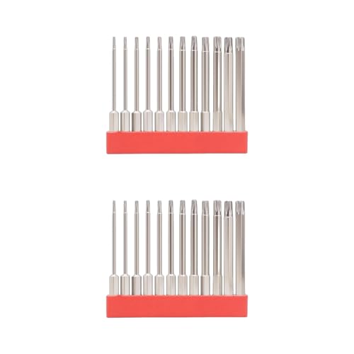 12 Pcs Blüte Kopfschraubendreher Bit Set Security Tool 50/75/100mm Bit 1/4inch Möbelbaugruppe von Qsvbeeqj