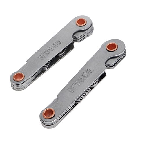 2 Stück Edelstahl metrische Schraube 60 + 55 Grad Gewindemesslehre Schraubenlehre Gewindeloch Maßband Finder Lineal Skala Tester Roller Surveyor Locator Winkel Winkelmesser Basis Ständer Halter 2 Stück Edelstahl metrische Schraube 60 + 55 Grad Gewindemesslehre Schraubenlehre Gewindeloch Maßband Finder Lineal Skala Tester Roller Surveyor Locator Winkel Winkelmesser Basis Ständer Halter von Qsvbeeqj