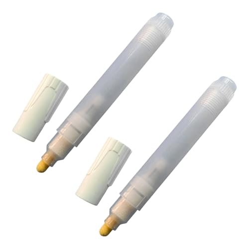 2 Stück leere Acrylmarker oder runder Kopf nachfüllbar leer Holz Leinwand Metall Glas Stein von Qsvbeeqj