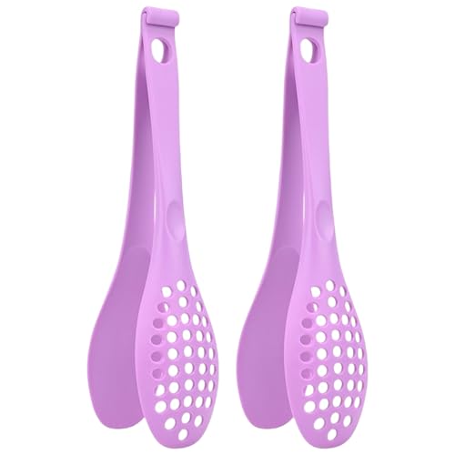 2pcs Multifunktionaler Toaster Tongs Futterclip Eisklemmen Leichte Backzange Abnehmbare Spatel Tongs Küchenwerkzeug von Qsvbeeqj