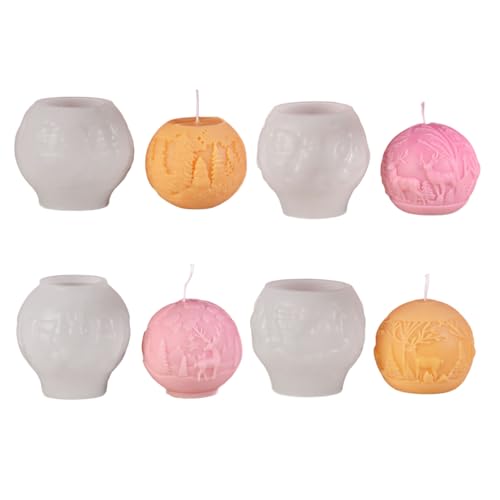 4pcs Weihnachtskerzenformen Für Kerzenseife Weihnachtsgezeit 4pcs Weihnachtskerzenformen Für Kerzenseife Weihnachtsgezeit von Qsvbeeqj