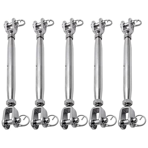 5 Pack Edelstahlkiefer Spannschloss Hardware Rostproofes Seilstrahl Für Ausstellungsausstellungen Wäscheleine Marine Verwenden Schwere Spannschloss Zum Takeling 5 Pack Edelstahlkiefer Spannschloss Hardware Rostproofes Seilstrahl Für Ausstellungsausstellungen Wäscheleine Marine Verwenden Schwere Spannschloss Zum Takeling von Qsvbeeqj