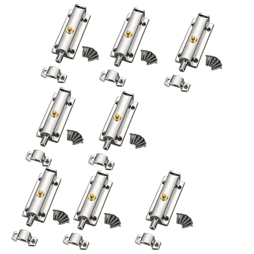 8pcs Antitheft Federriegel Edelstahl Automatische Federtür Riegel Bolzen Metall Türschloss Einfach Zu Installierende Antitheft Sicherheitsknopfschloss Hardware 8pcs Antitheft Federriegel Edelstahl Automatische Federtür Riegel Bolzen Metall Türschloss Einfach Zu Installierende Antitheft Sicherheitsknopfschloss Hardware von Qsvbeeqj