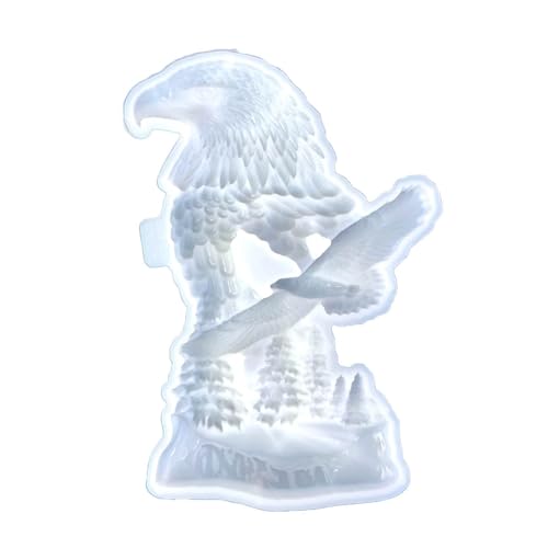 Adlerskulptur Silikonform Epoxidharzformen Geschnitzte Tierstatue Figur Ornament Kerzenform Home Dekoration Silikon von Qsvbeeqj