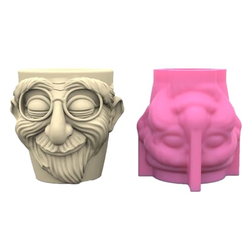 Alte Menschen Vasen Formen Blumentöpfe Silikonform Succulents Pflanzerform Formen Formen Kerzenbehälter Formen Alte Menschen Vasen Formen Blumentöpfe Silikonform Succulents Pflanzerform Formen Formen Kerzenbehälter Formen von Qsvbeeqj