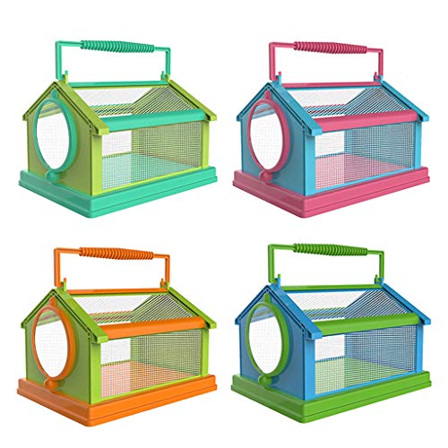Critter Keeper mit Griff einfach zu beobachten tragbare Terrarium für Eidechsen Frosch Käfig Vogelhaus Vogelhaus Outdoor-Futtern von Qsvbeeqj
