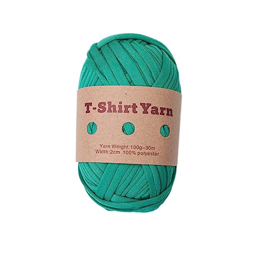 Dicke Spaghetti zum Stricken aus elastischem Stoff für T-Shirts, Handtaschen, Decken, Kissen, Häkelstoffe von Qsvbeeqj