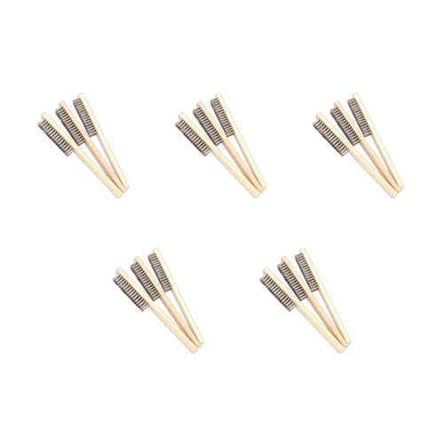 Drahtbürste Set Zum Reinigen Von 3-Pack Multi Zweck Holzgriff Edelstahl Kratzer Und Leichter Set 3pcs Bohrrost von Qsvbeeqj