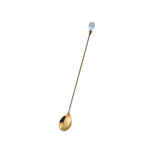 Edelstahl Löffel Set 430 Elegantes Einzigartiges Besteck Zartes Geschirr Löffel zum Mischen von Desserts und Kaffee Leicht zu reinigen von Qsvbeeqj