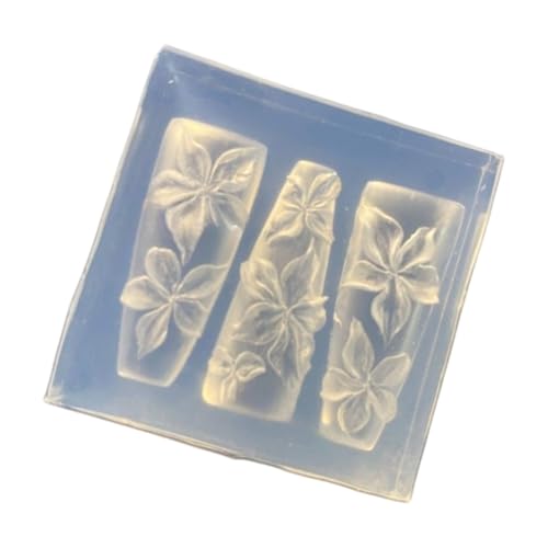 Geschnitzte Blumennägel Kunst Silikonform Tragbares Handgefertigtes Handwerkswerkzeug Für Anpassbare Nägel Schmuck Maniküre Vorlage Nagelkunstdekoration Vorlage von Qsvbeeqj