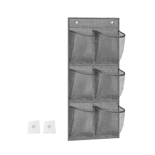 Hängender Organizer mit 6 Taschen, praktische Aufbewahrungstasche aus Vlies, zum Organisieren von Badezimmerbedürfnissen mit 6 Fächern Hängender Organizer mit 6 Taschen, praktische Aufbewahrungstasche aus Vlies, zum Organisieren von Badezimmerbedürfnissen mit 6 Fächern von Qsvbeeqj