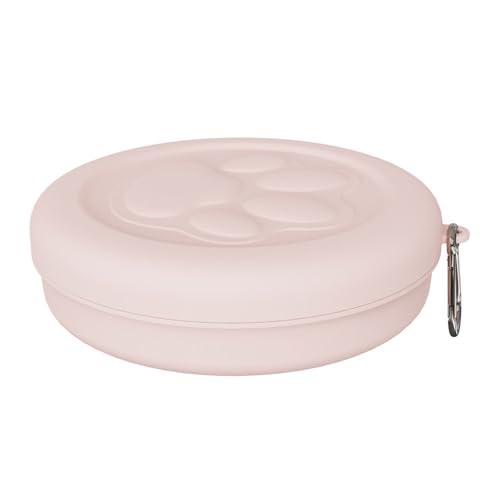 Haustier Feeding Wassering Bowl Travel Dogs Schalen Mit Deckelabdeckung Zum Wanderung Von Camping Wanderungen Tragbare Katzen Wasserschale Reiseboothundschalen Mit Deckel von Qsvbeeqj