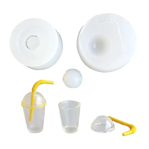 Hochdetail Silikonform Für Bubble Teas Cup & Strohaccessoires Harzkunsthandwerk Vorräte Miniatur Getränke Tasse Harzgussgussform von Qsvbeeqj