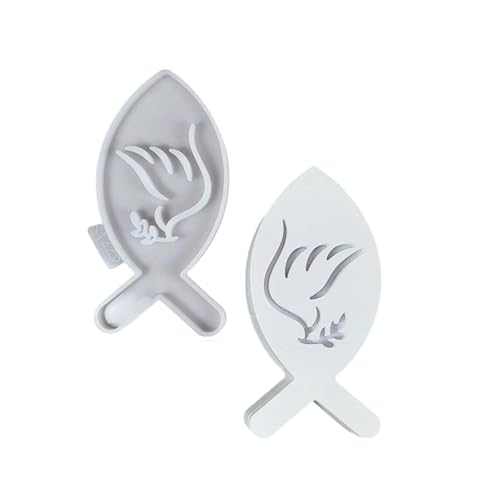 Hohlform Silikonform Fisch für Teelichthalter Deko Gips Epoxyharz Silikonform Fischform Hohlform Silikonform Fisch für Teelichthalter Deko Gips Epoxyharz Silikonform Fischform von Qsvbeeqj