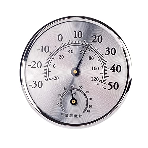 Innentemperaturfeuchtigkeitsdetektor Sensor Gauge Tabletop Analog Thermometer Hygrometer Großes Display Für Home Office Temperatur Feuchtigkeitsdetektor Messgerät Innenräume Babyzimmer Innentemperaturfeuchtigkeitsdetektor Sensor Gauge Tabletop Analog Thermometer Hygrometer Großes Display Für Home Office Temperatur Feuchtigkeitsdetektor Messgerät Innenräume Babyzimmer von Qsvbeeqj