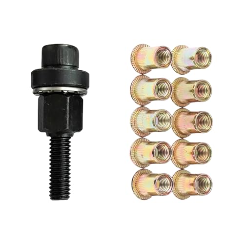 Kleine manuelle Nieten Mutter Werkzeug Stahl Handnieten Mutter Installateur einfach zu bedienen für Haus Reparatur und Metallarbeiten kleinen Raum Niet von Qsvbeeqj