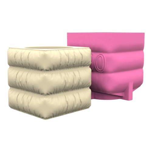Kreatives Quadratische Vase Gestaltet Silikonformhandwerk Für Zementputz Blumentöpfe Robust Und Einfach Zu Bedienen Zu Verwenden Home Decoration Form Form von Qsvbeeqj