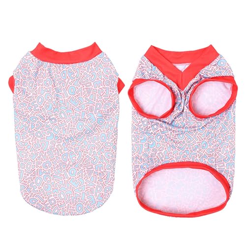 Kühlshirt für Hunde, V-Ausschnitt, atmungsaktives Gewebe für aktive Haustiere, heißes Wetter, Outdoor-Abenteuer, Strandspaziergänge, Farbe: L, atmungsaktiv, Kühlweste für Hunde von Qsvbeeqj