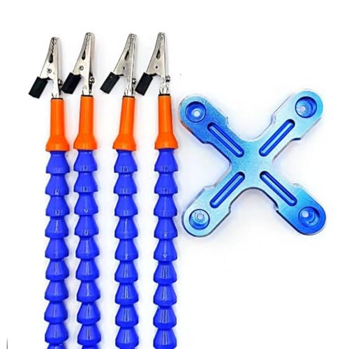 Löten Drittes Werkzeug 4 Verstellbare Arme Und Präzise Griffclips Hilft Die Dritten Flexiblen Arme Helfen von Qsvbeeqj