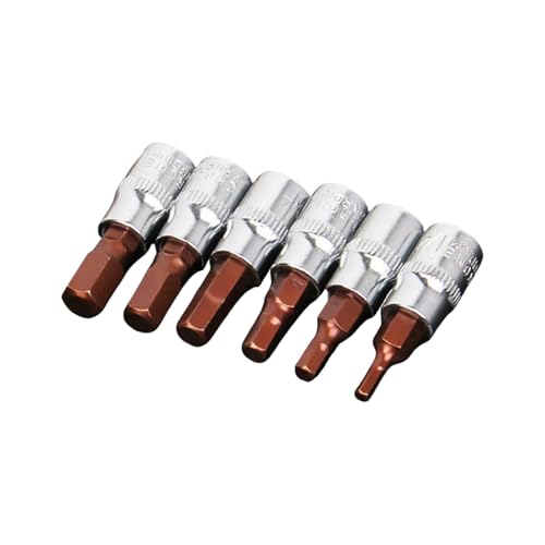 Mehrzweck 1/4 "Antrieb 6 Sockets Set Sockets Bit Gehärtetes Legierungsstahl Wartungstool Für Elektrische Systeme Repariert Robuste Steckdosen Für Mechanik Mehrzweck 1/4 "Antrieb 6 Sockets Set Sockets Bit Gehärtetes Legierungsstahl Wartungstool Für Elektrische Systeme Repariert Robuste Steckdosen Für Mechanik von Qsvbeeqj