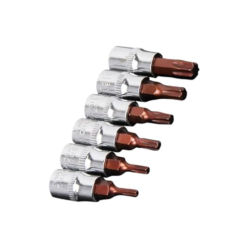 Mehrzweck 1/4 "Antrieb 6 Sockets Set Sockets Bit Gehärtetes Legierungsstahl Wartungstool Für Elektrische Systeme Repariert Robuste Steckdosen Für Mechanik Mehrzweck 1/4 "Antrieb 6 Sockets Set Sockets Bit Gehärtetes Legierungsstahl Wartungstool Für Elektrische Systeme Repariert Robuste Steckdosen Für Mechanik von Qsvbeeqj