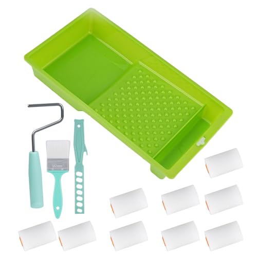 Mehrzweck 2 Zoll Trockenbauwände Compound Roller Covers Pack Von 13 Accessoire Für Professionelle Wand Und Deckenmalerei Lackwalzenrahmen Set von Qsvbeeqj