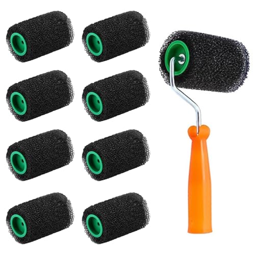 Mehrzweck 4 Zoll Trockenbauwände Compound Roller Covers Pack Von 9 Accessoire Für Professionelle Wand Und Deckenmalerei Textur Roller Pinsel von Qsvbeeqj