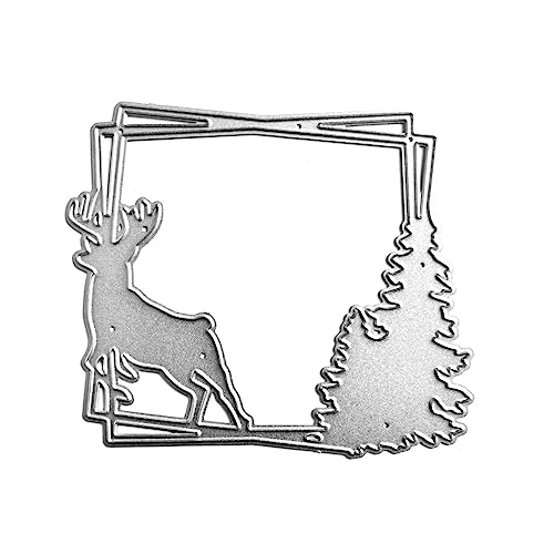 Metall Stanzchen Weihnachten Stanzmuster Hirsch Scrapbooking Schablonen Papieralbum Karte Prägung Handwerk Deko Scrapbooking Stanzungen von Qsvbeeqj