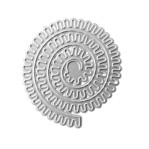 Metallstange, gelockte Blumenstange, Schablone zum Schneiden von Alben, Papierkarten, Prägung von Metallstanzen für Scrapbooking von Qsvbeeqj