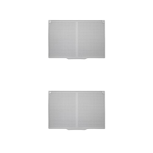 Multifunktionale Küchenmatten, Silikon-Abtropfmatte, Wärmedämmung für Picknicks im Freien und für die Küche, effiziente Silikon-Kochwerkzeug-Matten von Qsvbeeqj