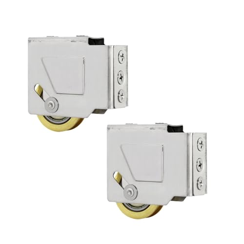 Packung Mit 2 Robuster Edelstahl Doppel Messing Radlager Rollenzubehör Für Duschentür Und Möbel Verwenden Radlager Packung Mit 2 Robuster Edelstahl Doppel Messing Radlager Rollenzubehör Für Duschentür Und Möbel Verwenden Radlager von Qsvbeeqj