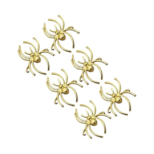 Packung Von 6 Gothikstilen Metall Spinnen Servietten Ringe Halloween Tabellenzubehör Für Unheimliche Themenpartys Metal Spiders Servietten Ringe Packung Von 6 Gothikstilen Metall Spinnen Servietten Ringe Halloween Tabellenzubehör Für Unheimliche Themenpartys Metal Spiders Servietten Ringe von Qsvbeeqj