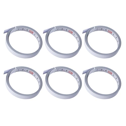 Packung Von 6 Messwerkzeug Tragbare Softbandmessung Klebstoff Flexible Klebeband Messung Lineal Hohe Präzision Home Renovierungsherrschaft Herrscher von Qsvbeeqj