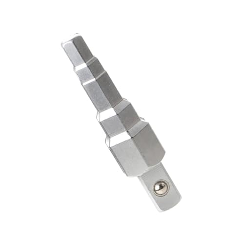 Qsvbeeqj 1,27 cm (1/2 Zoll), 3/8-Zoll-Antrieb, universell, Pagodenkopf-Adaptergelenke, 5 Stufen, Stufenheizkörper, Spud-Schraubenschlüssel, Adapter, Ösen, Reparatur, Heizkörper-Spud-Schraubenschlüssel von Qsvbeeqj