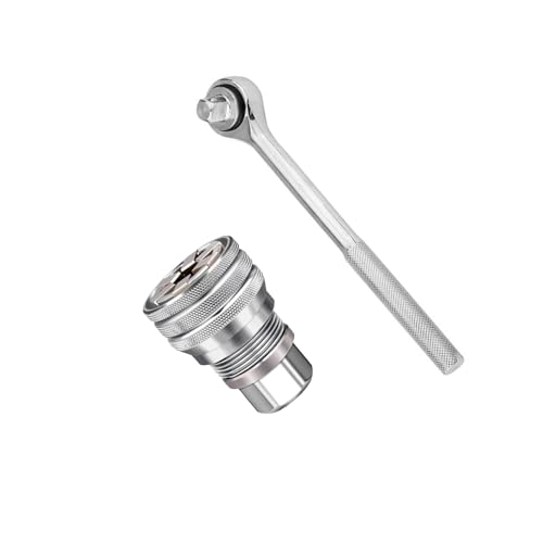 Qsvbeeqj 10–19 mm Sechskantmutter und Schrauben, Schraubendreher-Werkzeug für 3/8-Zoll-Antrieb, verstellbar, Universal-Steckschlüssel, Griffadapter, verstellbarer Schraubenschlüssel von Qsvbeeqj