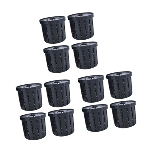 Qsvbeeqj 16pcs Wasserpflanzenträger Hydroponic Meshes Basket Tasse Soilless Wachsen Töpfe Für Sicherheit Und Bequeme Fischtanks Pflanzenbehälter von Qsvbeeqj