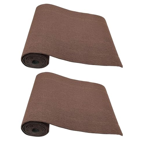 Qsvbeeqj 2 Pfosten-Möbelschutz, zuschneidbar, rutschfest, Polyester, Teppich-Pad, Polyester, Katzenbaum, selbstklebende Teppichunterlage von Qsvbeeqj