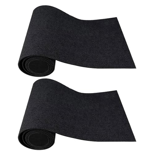 Qsvbeeqj 2 Pfosten-Möbelschutz, zuschneidbar, rutschfest, Polyester, Teppich-Pad, Polyester, Katzenbaum, selbstklebende Teppichunterlage von Qsvbeeqj