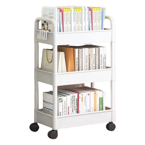 Qsvbeeqj 3 Layer Rolling Storage Cart Organisatoren Für Küchenbad Plastikregal Mit Rädern Mobile Lagerregal Movable Bad Bad Storage von Qsvbeeqj