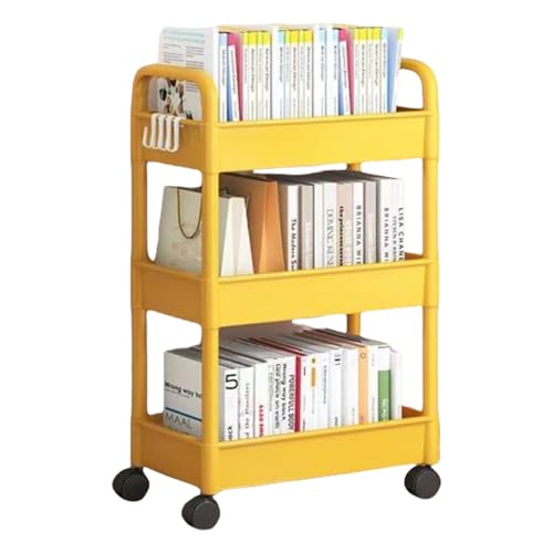 Qsvbeeqj 3 Layer Rolling Storage Cart Organisatoren Für Küchenbad Plastikregal Mit Rädern Mobile Lagerregal Movable Bad Bad Storage von Qsvbeeqj