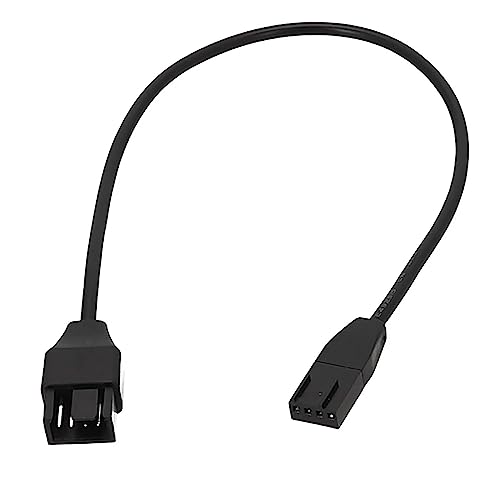 Qsvbeeqj 30 Cm/50 Cm/100 Cm Computerkühlungslüfter PWM Temperaturregelung 4Pin Verlängerungskabel Lüfter Stromverlängerung Kabel PWM Temperaturregelkabel von Qsvbeeqj