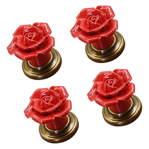 4pcs Artistics Blumen Keramikgriffe Für Schränke Garderobes Kommoes Sturdy Zines Alloy Hardware Moderne Dekoration Easy Installion Garderobe Griffe 4pcs Artistics Blumen Keramikgriffe Für Schränke Garderobes Kommoes Sturdy Zines Alloy Hardware Moderne Dekoration Easy Installion Garderobe Griffe von Qsvbeeqj