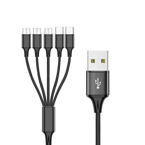 Qsvbeeqj 5 In 1 USB 2.0 Typa Zu USB Und Typec Splitter Ladungskabel Unterstützung 3 MicroUSB 2 USBC Synchronisationskabel Qsvbeeqj 5 In 1 USB 2.0 Typa Zu USB Und Typec Splitter Ladungskabel Unterstützung 3 MicroUSB 2 USBC Synchronisationskabel von Qsvbeeqj
