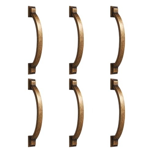 Qsvbeeqj 6 Stück Schrankgriffe, elegantes Design, starke Hardware, moderne klassische Stile, geeignet für Schranktüren und Schubladen, starke Schranktürgriffe Qsvbeeqj 6 Stück Schrankgriffe, elegantes Design, starke Hardware, moderne klassische Stile, geeignet für Schranktüren und Schubladen, starke Schranktürgriffe von Qsvbeeqj