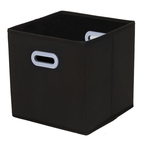 Qsvbeeqj Aufbewahrungsboxen aus Stoff mit doppelten Metallgriffen, zusammenklappbar, für Kleidung, Spielzeug, Bälle von Qsvbeeqj