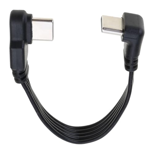 Qsvbeeqj Doppelend USB C Daten Synchronisation Drahtverkabelung Gerade Rechtwinkelverbinder Konverterkabel 45W Typ C Ladungskabeldrahtlinie Rechtwinklige Steckerlinie von Qsvbeeqj